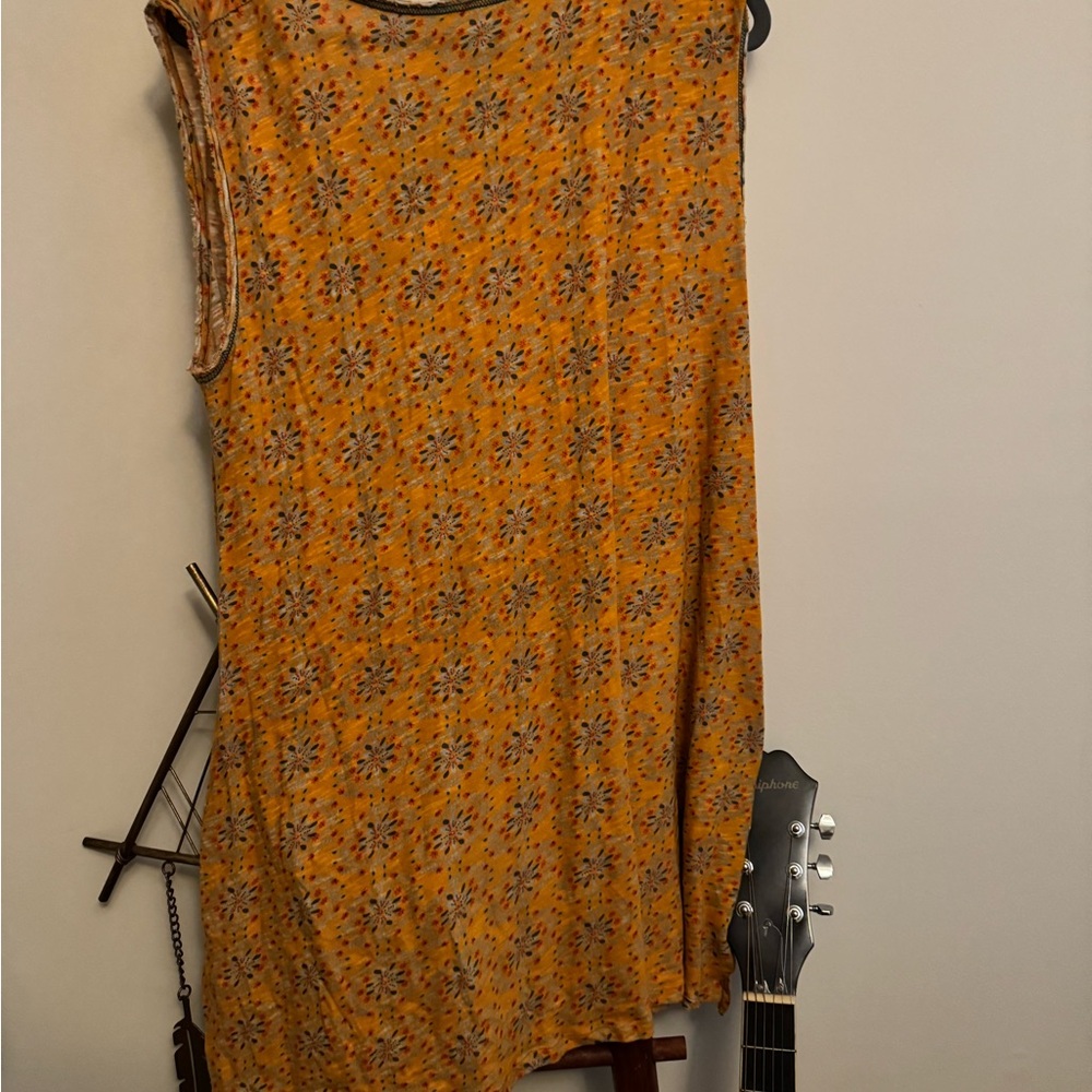 NATURAL LIFE Yellow Floral Mini Dress - Picture 3 of 4